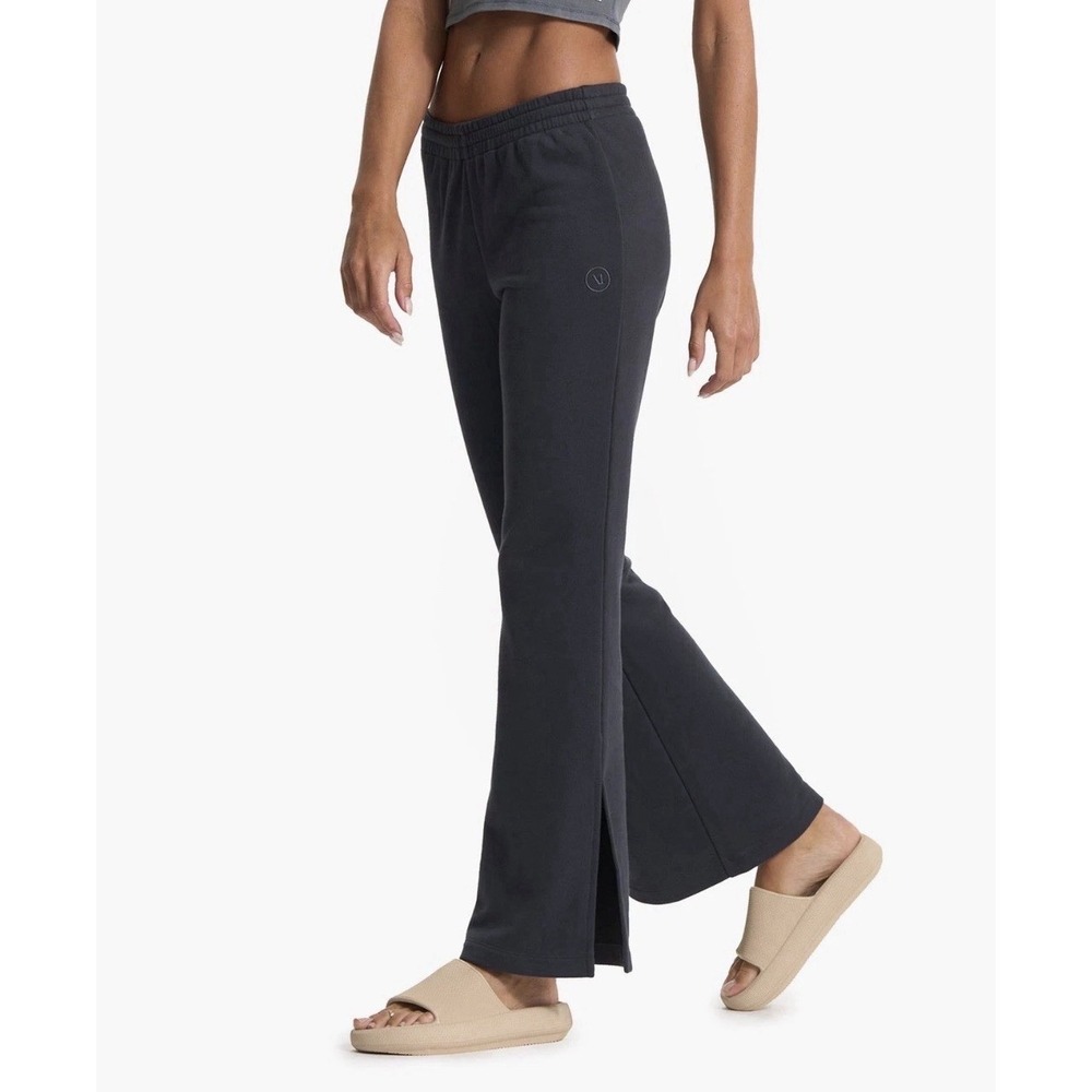 Vuori Sedona Wide Leg Sweatpants Charcoal Grey Athleisure VW4044 Small